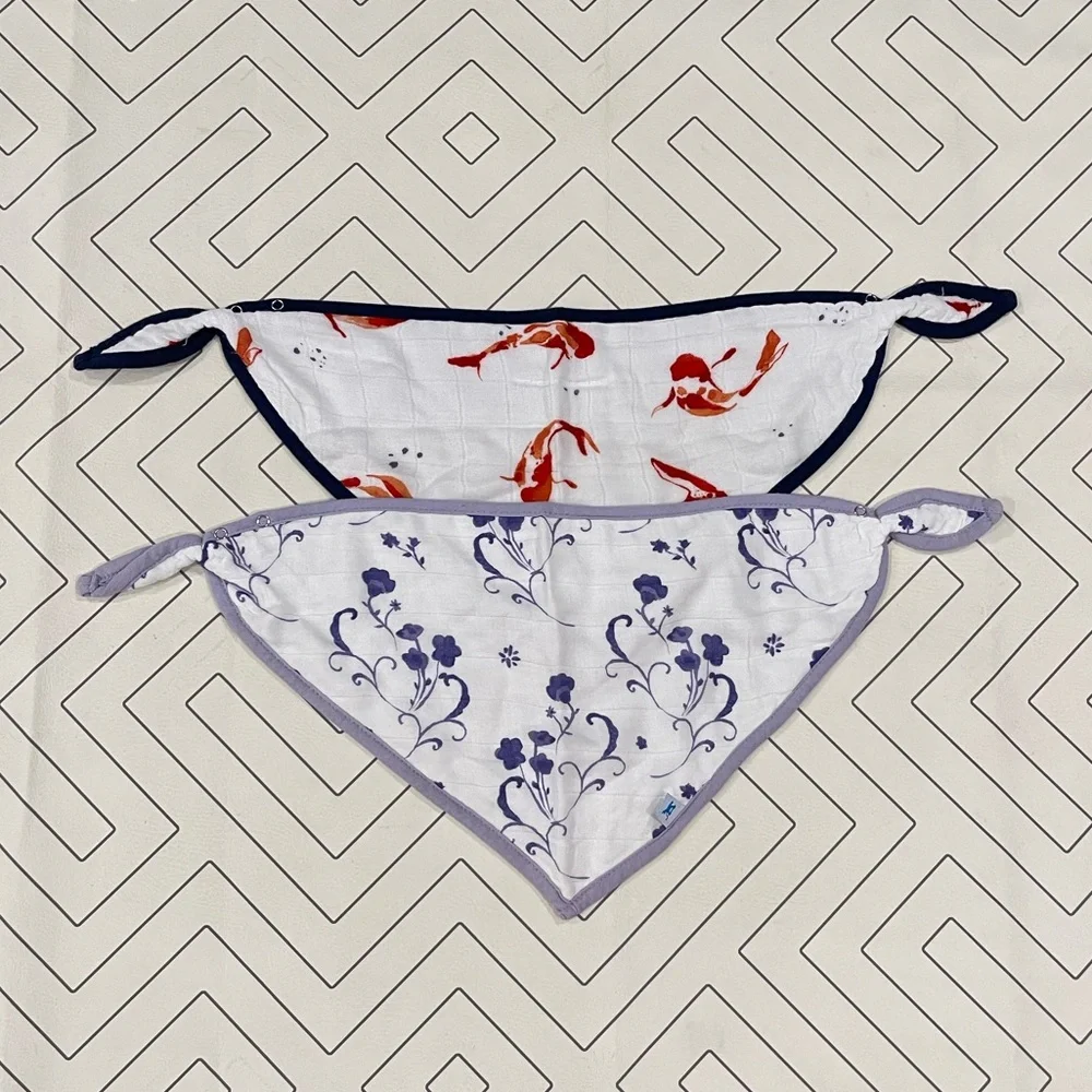 Set of Little Unicorn Muslin Bibs
